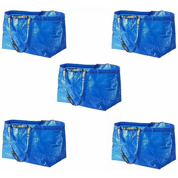 FRAKTA Shopping bag, large, blue, 19 gallon - IKEA